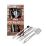 4-Piece Stainless Steel BBQ Tool Set
