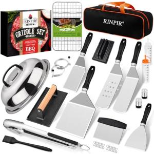 RINPIR 33-Piece Griddle Accessories Kit for Grilling