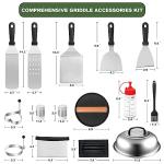 19-Piece Griddle Accessories Kit for Outdoor Grilling