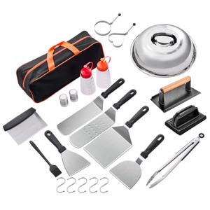 24-Piece Griddle Accessories Kit for Outdoor Grilling