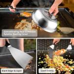 24-Piece Griddle Accessories Kit for Outdoor Grilling