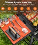 Large Silicone Griddle Mat and Spatula Pad