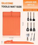 Large Silicone Griddle Mat and Spatula Pad