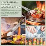 20-Piece Griddle Accessories Set for Outdoor Grilling