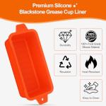 Silicone Grease Cup Liners for Blackstone Griddles