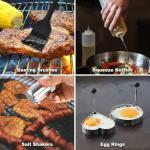 29-Piece Griddle Accessories Set with Spatula and Scraper