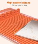 Large Silicone Griddle Mat and Spatula Pad