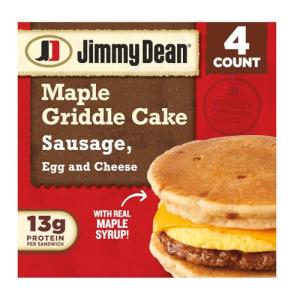 Jimmy Dean Maple Griddle Cake Sandwiches, 18.8 Oz