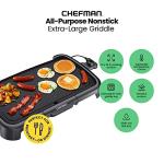 Chefman XL Electric Griddle with Removable Temperature Control