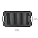 Pre-Seasoned Cast Iron Reversible Grill/Griddle 20”