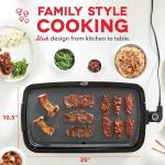 DASH Deluxe Electric Griddle with Removable Nonstick Plate