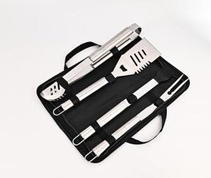 Heavy Duty BBQ Grill Tool Set - 4 Pieces