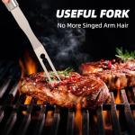 Heavy Duty BBQ Grill Tool Set - 4 Pieces