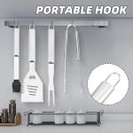 Heavy Duty BBQ Grill Tool Set - 4 Pieces