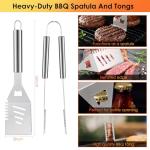 34-Piece Heavy Duty BBQ Grill Tool Set