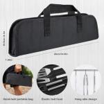 Stainless Steel BBQ Tool Set with Storage Bag