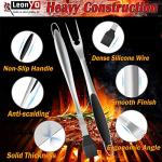Leonyo 6-Piece Heavy-Duty BBQ Grilling Tool Set