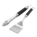 Weber Stainless Steel Grilling Tongs and Spatula Set