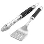Weber Stainless Steel Grilling Tongs and Spatula Set