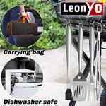 Leonyo 6-Piece Heavy-Duty BBQ Grilling Tool Set