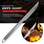 Stainless Steel 5-Piece BBQ Utensil Set
