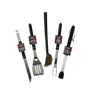 5-Piece Stainless Steel BBQ Tool Set