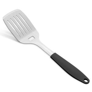 Stainless Steel BBQ Spatula with Silicone Handle