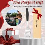 Stainless Steel BBQ Spatula with Silicone Handle