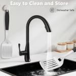 Stainless Steel BBQ Spatula with Silicone Handle