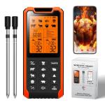 PRAVETTE Bluetooth Meat Thermometer with Dual Probes