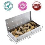 Heavy-Duty Smoker Box, Tongs, and Brush Set