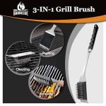 5-Piece Stainless Steel BBQ Grilling Tools Set