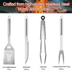 39-Piece BBQ Grill Tool Set with Storage Bag