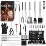 34-Piece BBQ Grill Tool Set with Aluminum Case