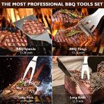 34-Piece BBQ Grill Tool Set with Aluminum Case