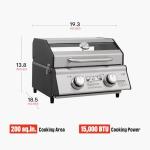 Monument Grills Clearview Portable Propane Grill