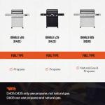 Monument Grills 6-Burner Natural Gas BBQ Grill