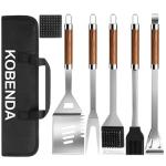 KOBENDA Stainless Steel BBQ Grill Tools Set