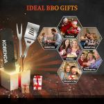 KOBENDA Stainless Steel BBQ Grill Tools Set