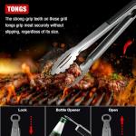 Premium BBQ Grill Tools Set for Outdoor Cooking