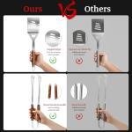 KOBENDA Stainless Steel BBQ Grill Tools Set
