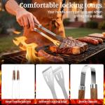 KOBENDA Stainless Steel BBQ Grill Tools Set