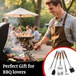 KOBENDA Stainless Steel BBQ Grill Tools Set