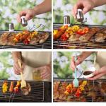 8-Piece BBQ Grill Tool Set with Utensils