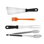4-Piece Stainless Steel BBQ Grill Tool Set