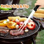 4-Piece Stainless Steel BBQ Grill Tool Set