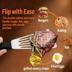 4-Piece Stainless Steel BBQ Grill Tool Set