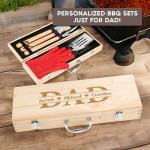 Personalized 11pc BBQ Grill Set for Dad