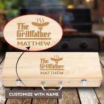 Personalized 11pc BBQ Grill Set for Dad