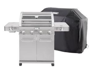 Monument Grills Propane Grill with Cover Bundle